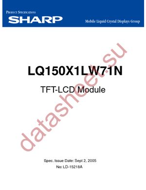 LQ150X1LW71N datasheet  